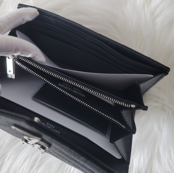 NEW YSL Matelasse Cassandre Large Flap Wallet - Picture 11 of 16